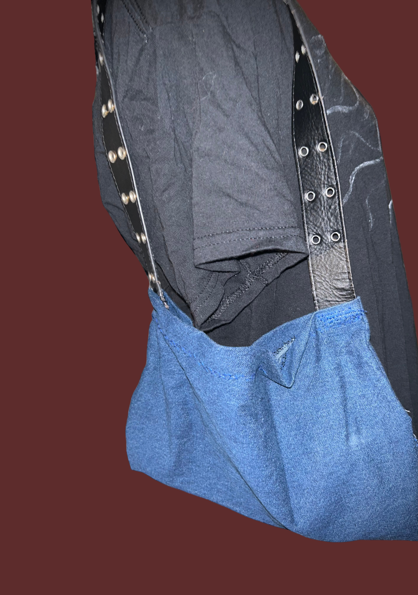 Hand Made Denim Patch Purse