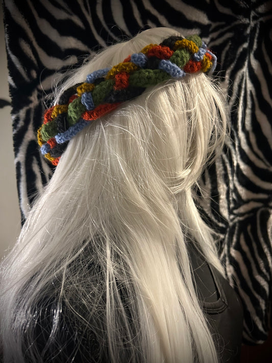 Dark Crocheted Headband